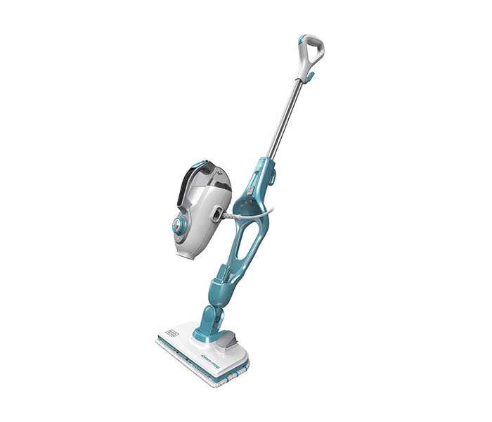 Black and Decker FSMH1321-B5 7-in-1 Steam Mop with Detachable Handheld - White and Aqua - Zoom Image 4