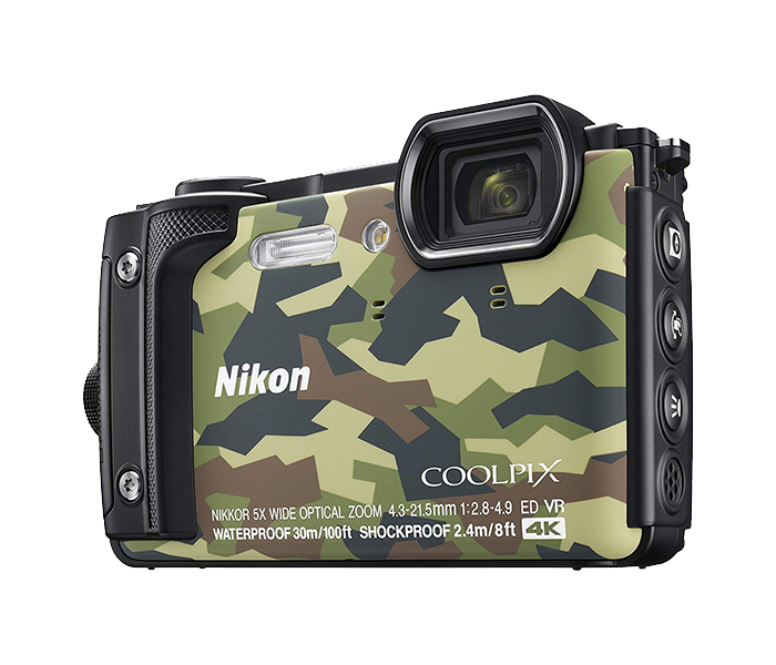 Nikon W300 Coolpix 16MP Waterproof Digital Camera - Camouflage - Zoom Image 1