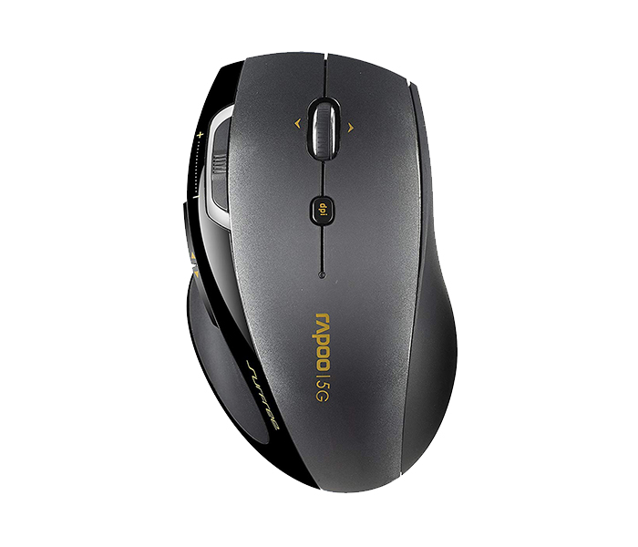 Rapoo 7800P New 5Ghz Wireless Comfort Laser Mouse - Black 10820 - Zoom Image 5