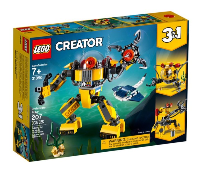 Lego Creator 31090 Underwater Robot Assorted - Zoom Image 1