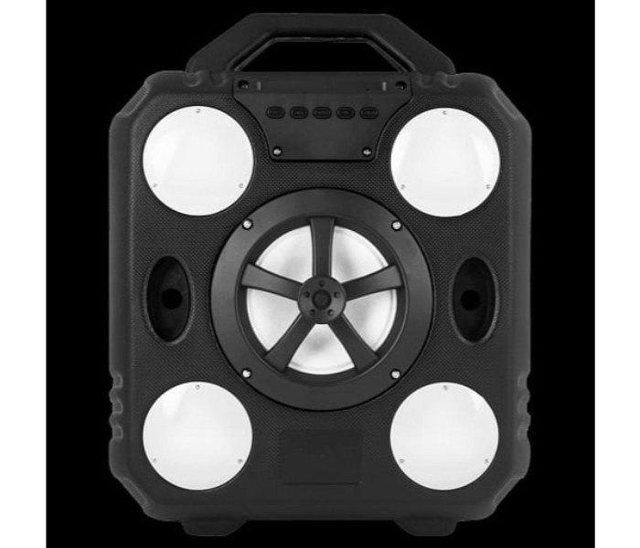 Heavy Duty Q910 Magic Lights 8W Stereo Bluetooth Speaker Supports Micro SD and USB Black - Zoom Image 7