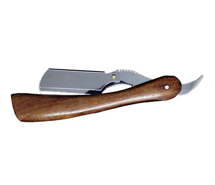 Tips & Toes TT-695 Professional Straight Razor for Classic Shaving, Pure Natural Wood Handmade Handle - Zoom Image 5