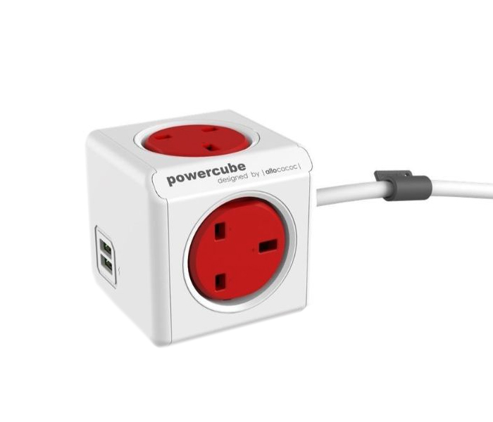 ALLOCACOC 7400RD Power Cube Extended USB Socket - Zoom Image