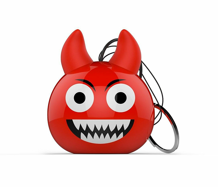 Celly MINISPEAKER Pocket Size Portable Devil Mini Speaker for Smartphones - Red - Zoom Image