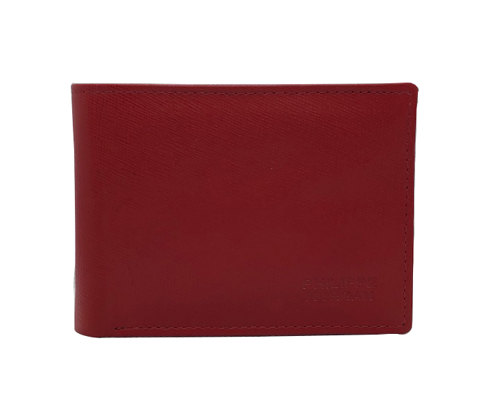 Philippe Morgan PM017 Men Leather Bifold Wallet - Red - Zoom Image 2