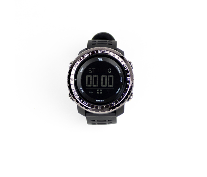 Rizen Digital Watch for Men - Black - Zoom Image 1