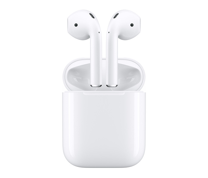 Apple AirPods Bluetooth Headset with Mic - White - Zoom Image 1