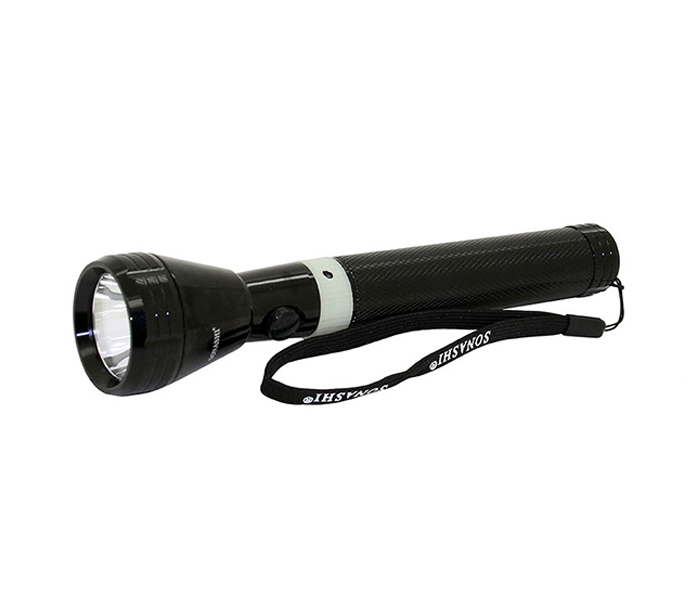 Sonashi SLT-182 1 Watt Rechargeable Cree LED Torch - Black - Zoom Image 4