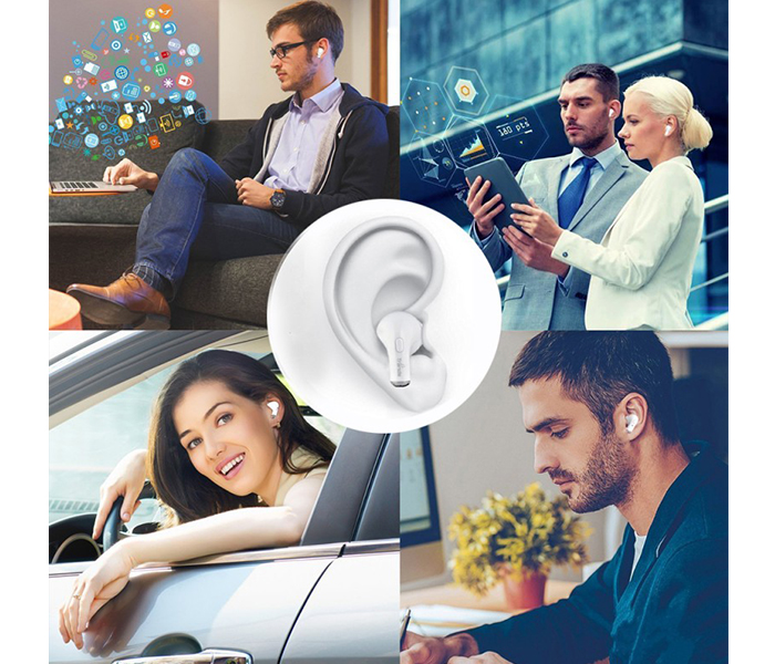 Trands TR-E27 Mini Wireless Bluetooth Mono Earbud - White - Zoom Image 4