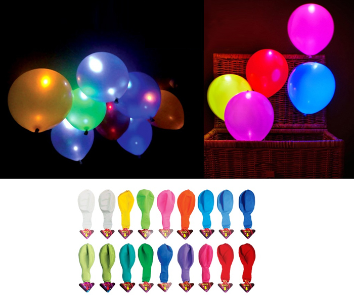 LED Lightup Balloon Assorted 18Pcs - Zoom Image 3