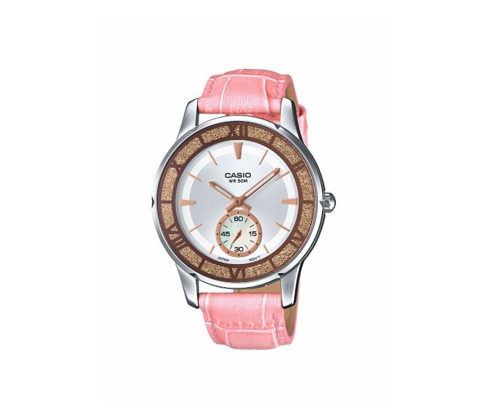 Casio LTP-E135L-4AVDF Womens Analog Watch Pink - Zoom Image