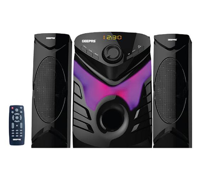 Geepas GMS8582 2.1 Channel Multimedia Speaker System with Bluetooth Function - Black - Zoom Image