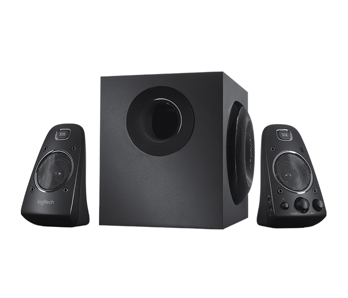 Logitech 980-000404 Z623 2.1 Surround Sound Speaker System with Subwoofer - Black - Zoom Image 1