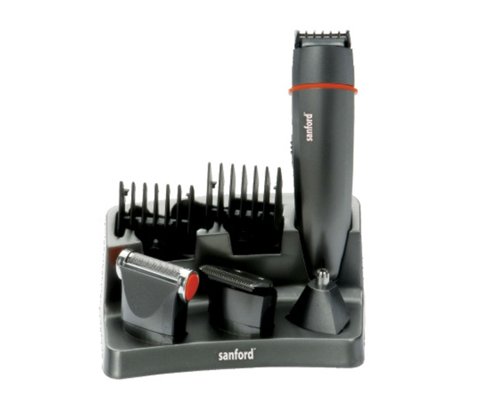 Sanford SF9711HC BS 6-in 1 Rechargeable Grooming Kit - 3 Watts, Grey - Zoom Image