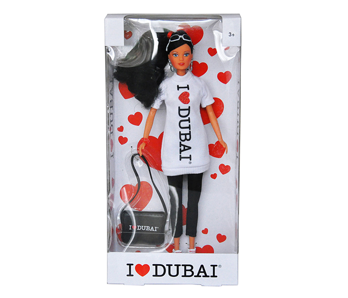 Simba 9410085 I Love Dubai Steffi Love Doll with Black Shoulder Bag - Zoom Image 1