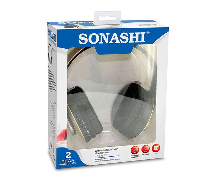 Sonashi HP-875BT Wireless Bluetooth Headphone - Gold - Zoom Image 8