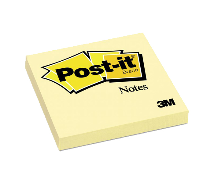 Post-it 654-1 3 x 3-inch Sticky Note - Canary Yellow - Zoom Image