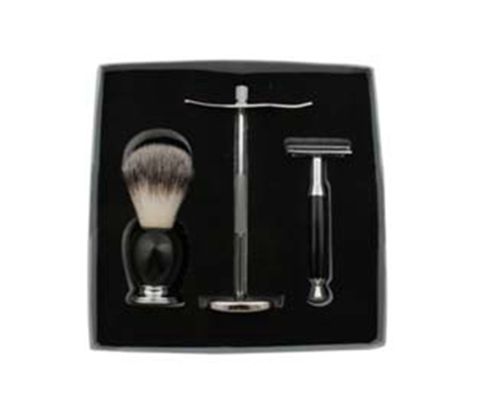 Tips & Toes TT-650 Safety Razor Classic Shaving Kit, Black - Zoom Image 2