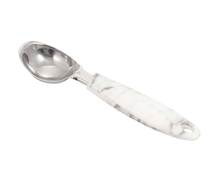 Royalford RF9548 Marble Designed Stainless Steel Ice Cream Spoon - White & Grey - Zoom Image