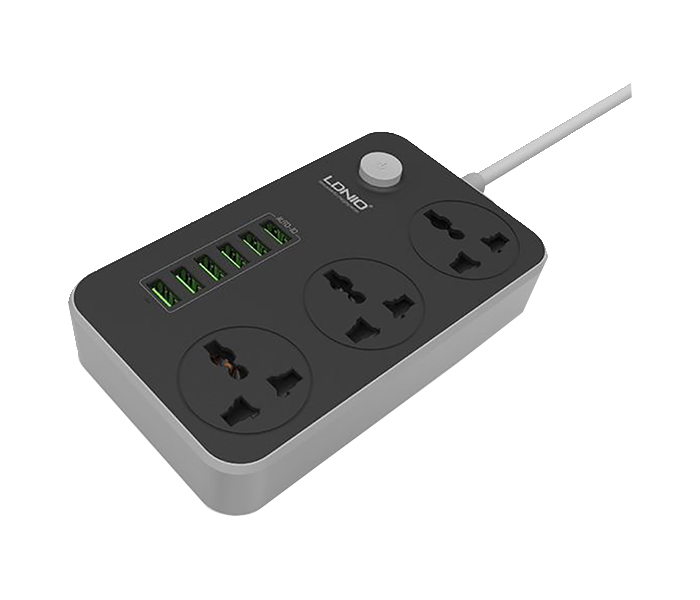 belking 6 USB Port Socket Extention - Black - Zoom Image 1