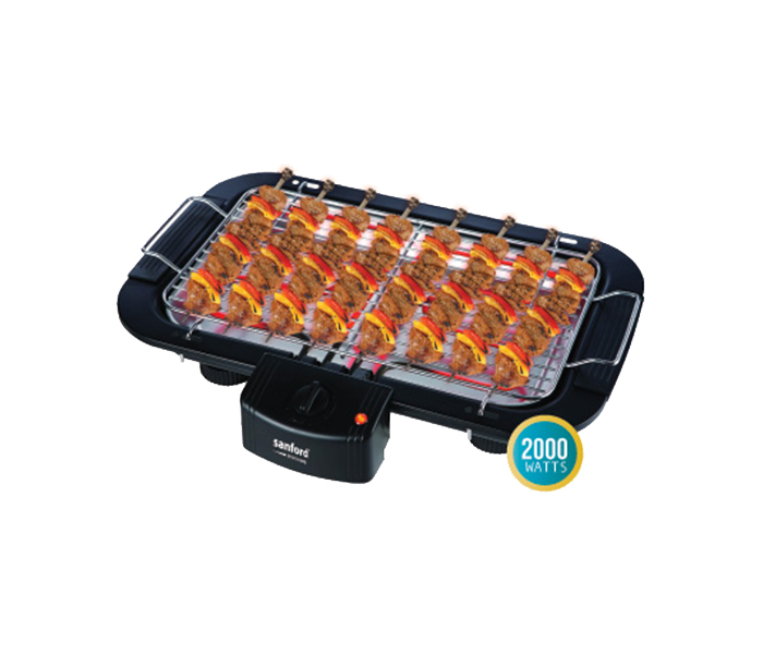 Sanford SF5951BQ BS 2000 Watts Electric Barbecue Grill - Black - Zoom Image