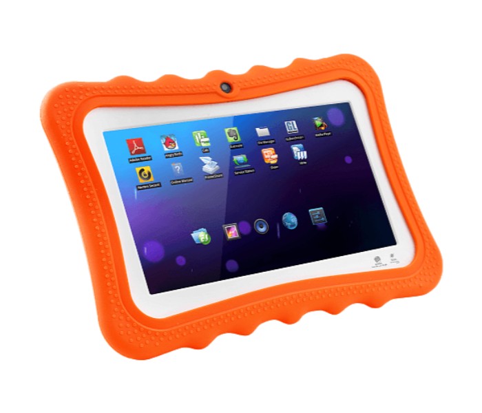 BSNL K-1 Kids Tablet, 7 inch, Android 4.4.2, 8GB, 1GB DDR3, Dual-core, Dual Camera, Orange - Zoom Image 3