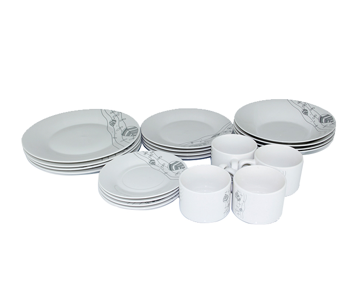 In-house DS-4807 20 Pieces Ceramic Dinner Set - Zoom Image 2