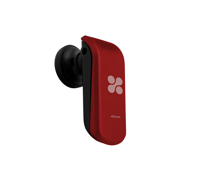 Promate Atom Multi-point Pairing Wireless Bluetooth Headset - Maroon - Zoom Image 1