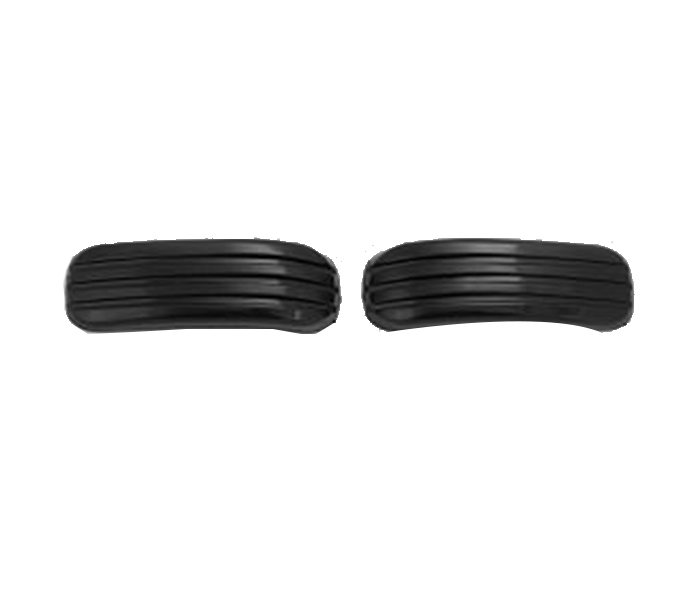 Unisca 2 Pieces Universal Bumper Protector for Car, Black - Zoom Image 1