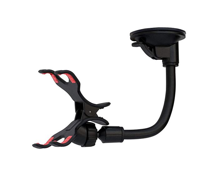 iends IE-HO2275 Windshield Car Mount Clamp Smart Phone Holder - Black - Zoom Image 5