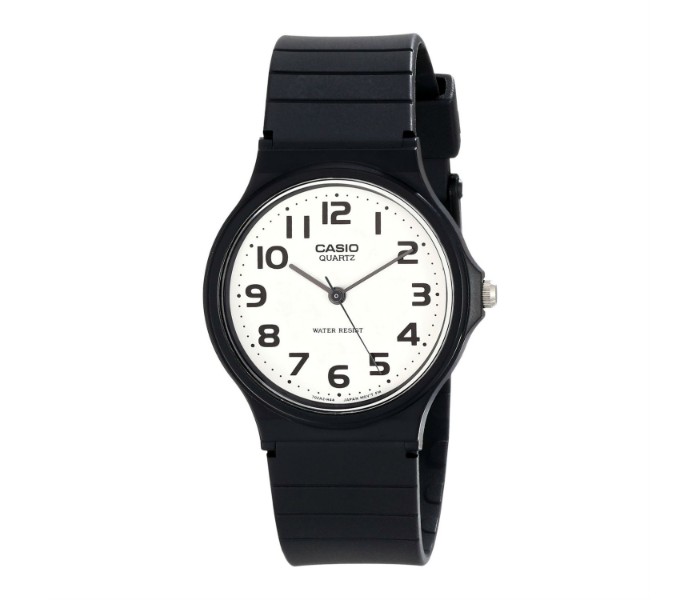 Casio MQ-24-7B2LDF (CN) Mens Analog Watch Black and White - Zoom Image