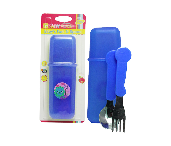 Baby Plus BP6584 Feeding Set - Blue - Zoom Image 3