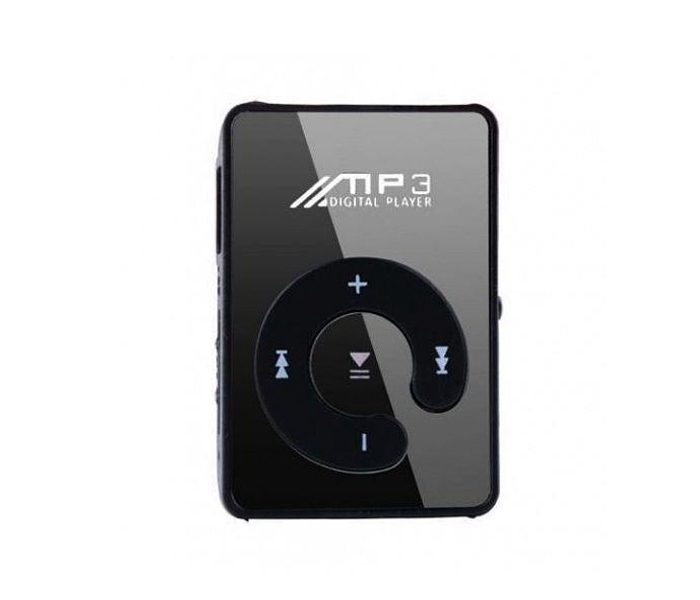 Fashion Clip Mini Mp3 Music Media Player Support Micro Sd Card - Black - Zoom Image 1