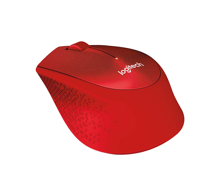 Logitech 910-004911 M330 Silent Plus 2.4GHz Wireless Mouse - Red - Zoom Image 3