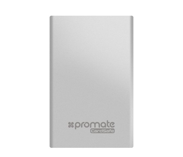 Promate CardSafe Ultra Slim RFID Blocking Card Case, Silver - Zoom Image 7