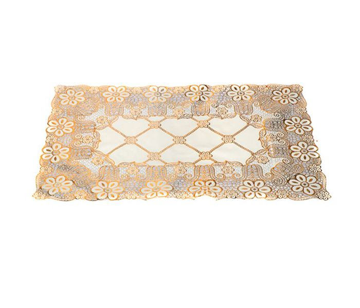 Delcasa DC1242 Rectangle Table Mat Set - Gold, 6 Pieces - Zoom Image