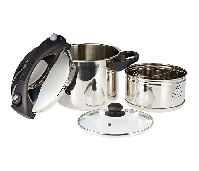 Prestige PR38283 5 Pieces Stainless Steel Multi Cooker - Silver - Zoom Image 1