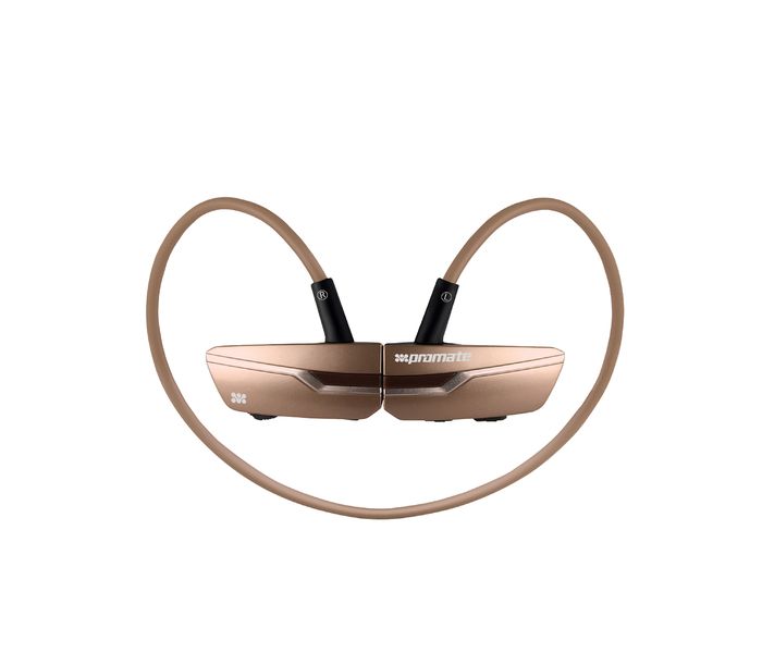 Promate Match Neckband Bluetooth Headphone, Bronze - Zoom Image 6