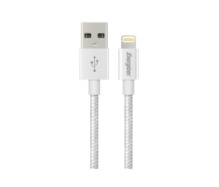 Energizer C13UBLIGSL4 1.2 Meter Hightech Metallic Lightning USB Cable - Silver - Zoom Image 4