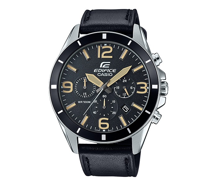 Casio Edifice EFR-553L--1BVUDF Mens Analog Watch Black - Zoom Image