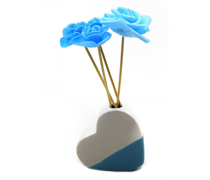 Reed AR-113-2 Decorative Floral Diffuser - Whie &Blue - Zoom Image 1