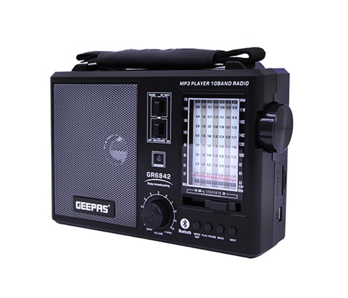 Geepas GR6842 Rechargeable 10 Band Radio - Zoom Image 1