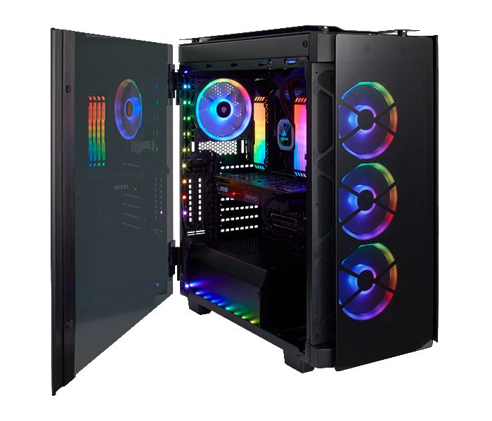 Corsair CC-9011139-WW Obsidian Series 500D RGB SE Premium Mid-Tower Case - Black - Zoom Image 1