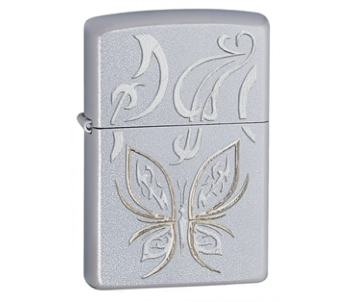 Zippo 24339-205 Golden Butterfly Lighter Grey - Zoom Image 2