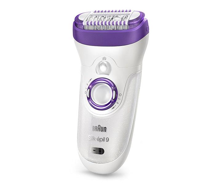 Braun SE 9561 Silkepil Wet & Dry Cordless Epilator - White & Purple - Zoom Image 2