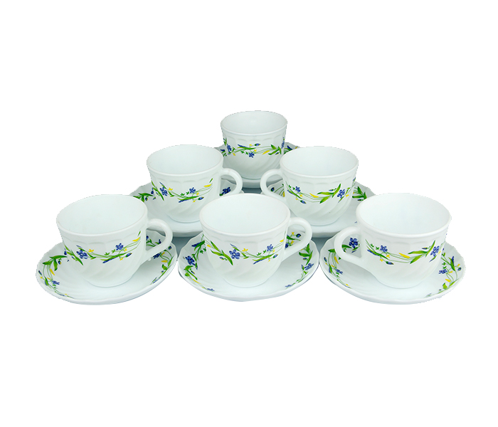 Lucca Cripper 12 Pieces Opel Cup & Saucer Set - Zoom Image 4