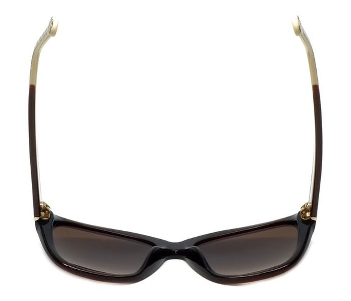 Carolina Herrera SHE596 0958 Aviator Black Havana Frame & Brown Gradient Mirrored Sunglasses for Women - Zoom Image 3