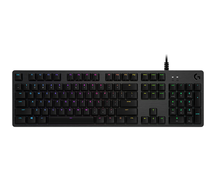 Logitech 920-008751 G512 Carbon Mechanical RGB Wired Gaming Keyboard - Romer-G Linear Switch, Black - Zoom Image 5