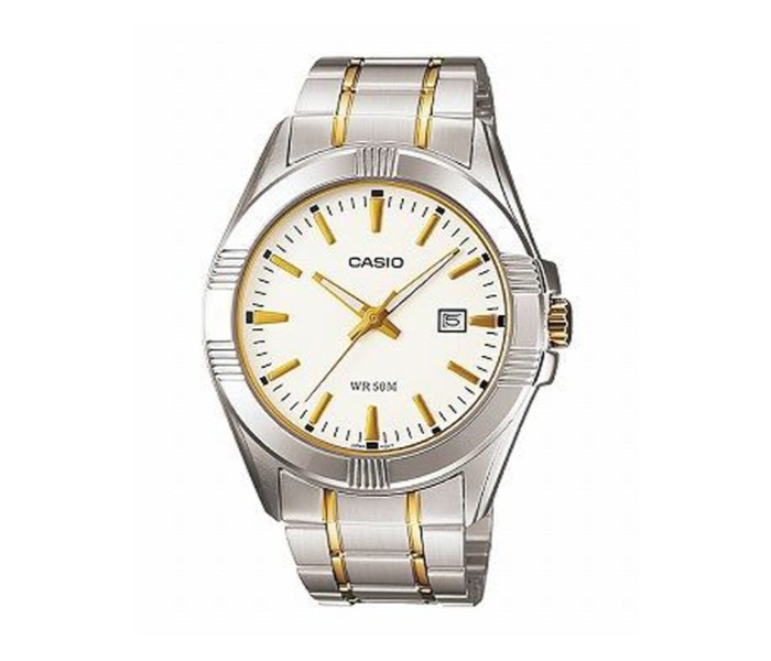 Casio MTP-1308SG-7AVDF (CN) Mens Analog Watch Silver and Gold - Zoom Image