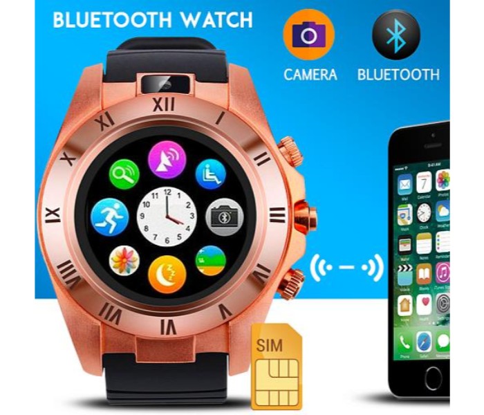 Heavy Stylish Sporty Bluetooth Smart Watch Phone with Camera, Memory Card and Sim Card Slot S5 Assorted - Zoom Image 4